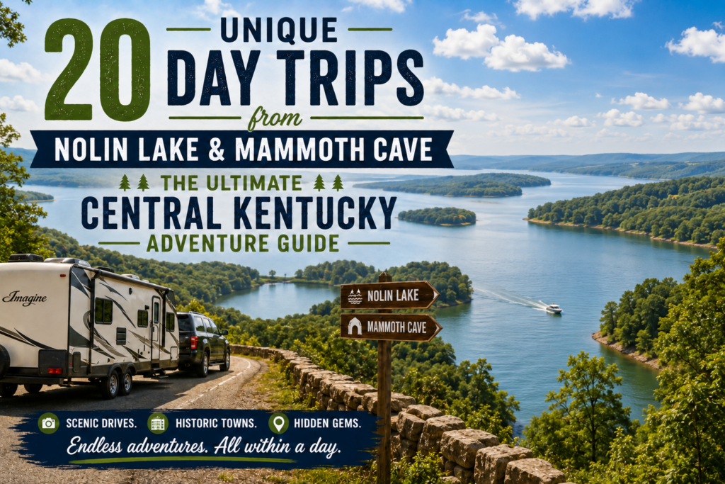 20 Unique Day Trips From Nolin Lake & Mammoth Cave: The Ultimate Central Kentucky Adventure Guide