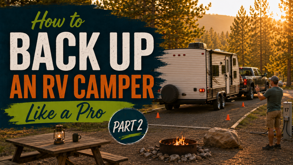 How to Back Up an RV Camper Like a Pro (Part 2)