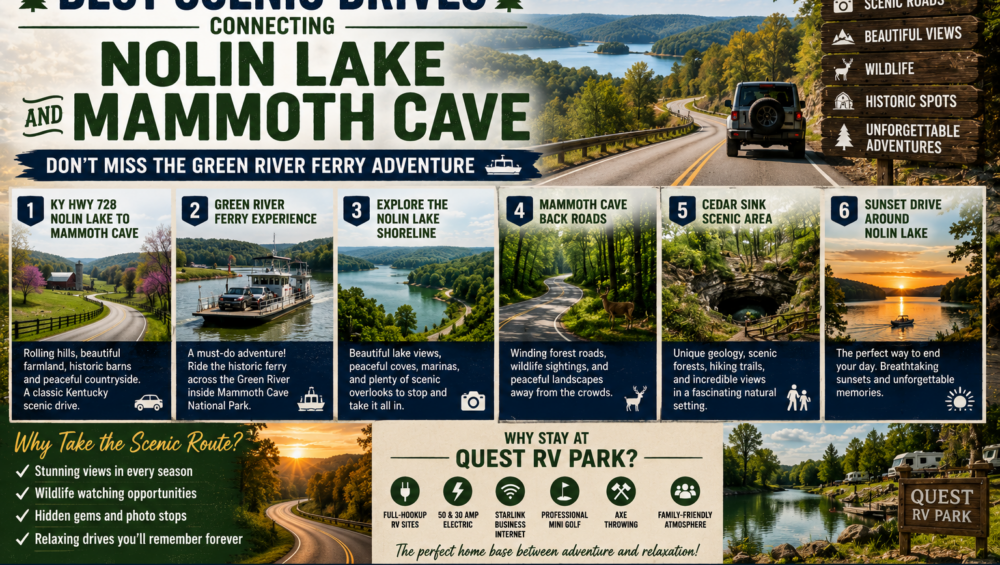 Best Scenic Drives Connecting Nolin Lake and Mammoth Cave