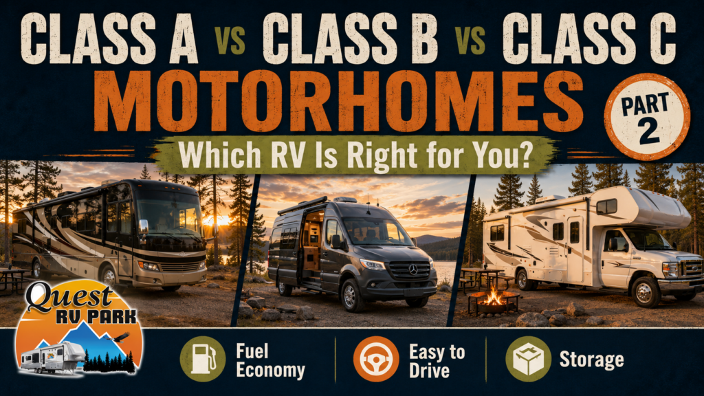 Class A vs. Class B vs. Class C Motorhomes: Which RV Is Right for You? (Part 2)