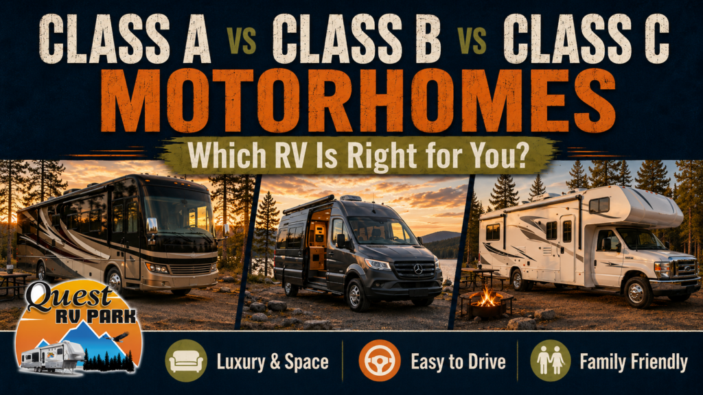 Class A vs. Class B vs. Class C Motorhomes: Which RV Is Right for You?