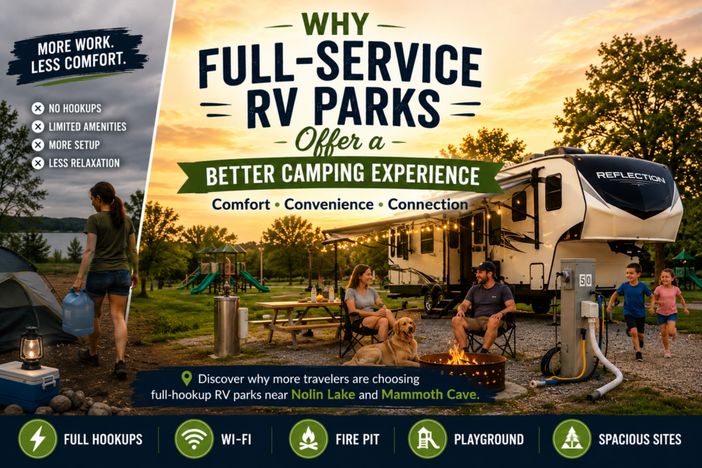 Why Full-Service RV Parks Offer a Better Camping Experience