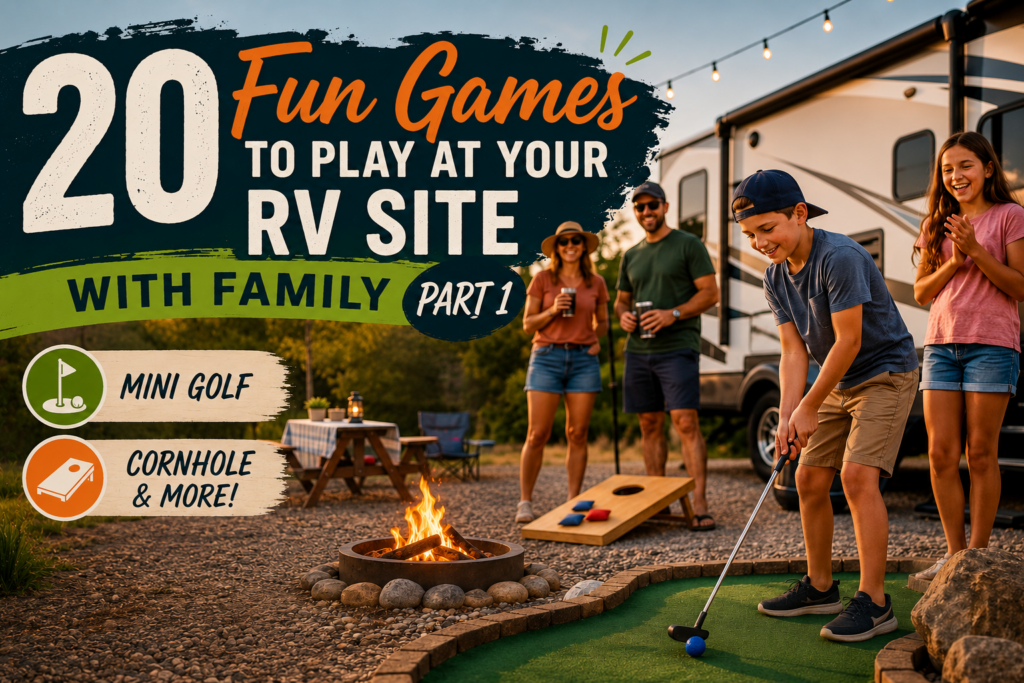 20 Fun Games to Play at Your RV Site with Family (Part 1)