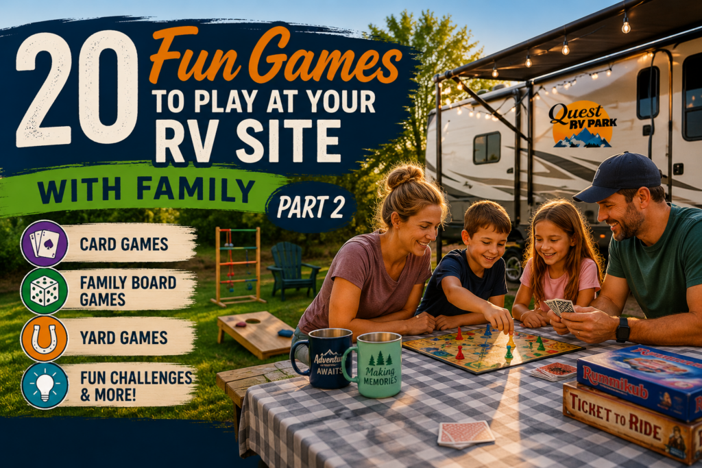 20 Fun Games to Play at Your RV Site with Family (Part 2)