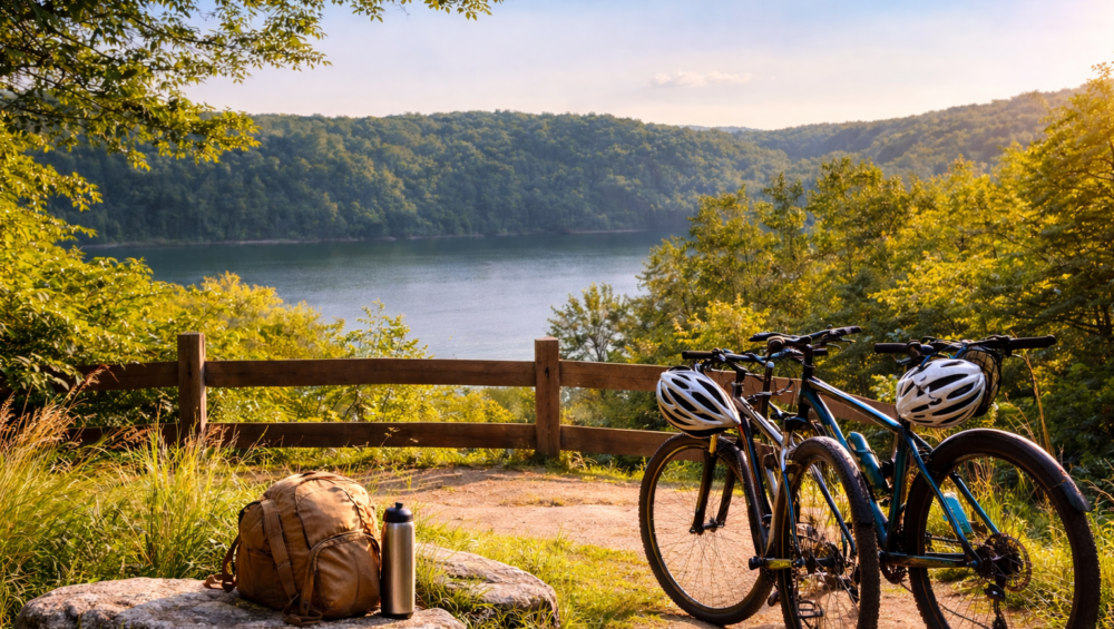 Hiking and Biking Nolin Lake