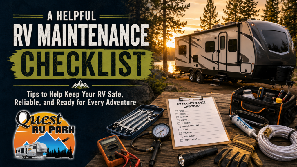 A Helpful RV Maintenance Checklist: Tips to Help Keep Your RV Safe, Reliable, and Ready for Every Adventure