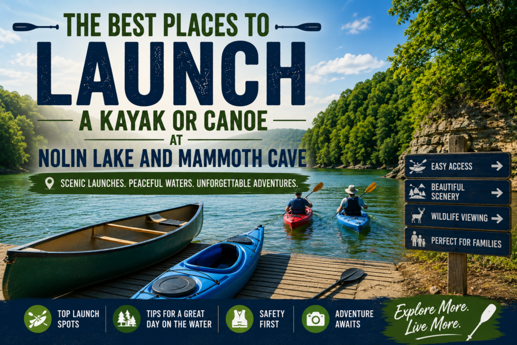 The Best Places to Launch a Kayak or Canoe at Nolin Lake and Mammoth Cave