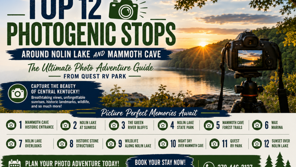 Top 12 Photogenic Stops Around Nolin Lake and Mammoth Cave