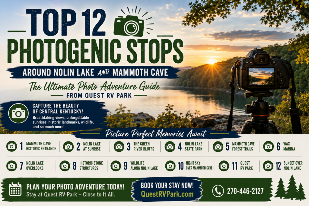 Top 12 Photogenic Stops Around Nolin Lake and Mammoth Cave