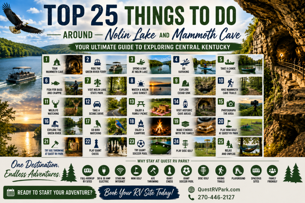 Top 25 Things to Do Around Nolin Lake and Mammoth Cave