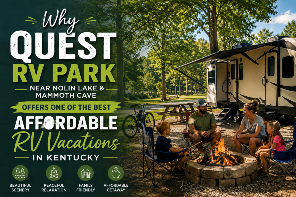 Why Quest RV Park Near Nolin Lake and Mammoth Cave Offers One of the Best Affordable RV Vacations in Kentucky