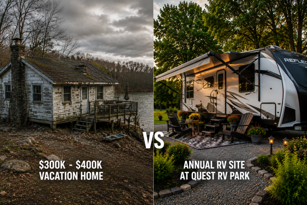 Why Choosing an Annual RV Site at Quest RV Park May Be Smarter Than Buying a $300,000–$400,000 Vacation Home Near Nolin Lake or Mammoth Cave