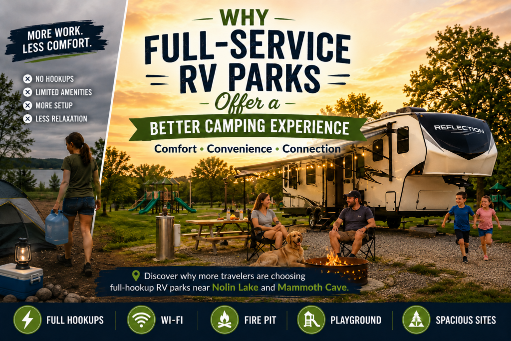 Why Full-Service RV Parks Offer a Better Camping Experience