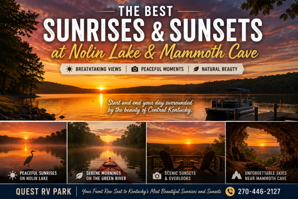 The Best Sunrises and Sunsets at Nolin Lake and Mammoth Cave