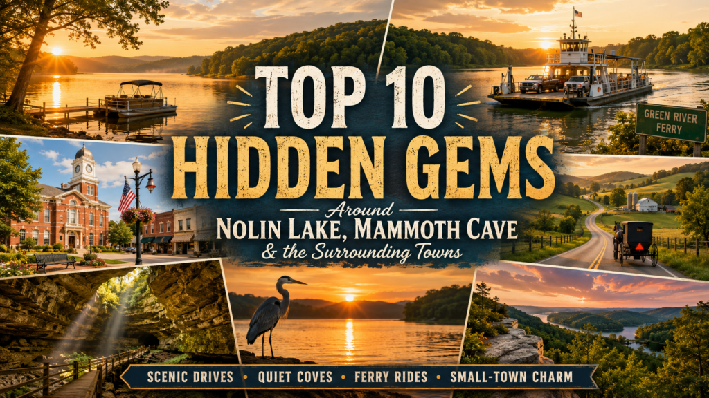 Top 10 Hidden Gems Around Nolin Lake, Mammoth Cave, and the Surrounding Towns